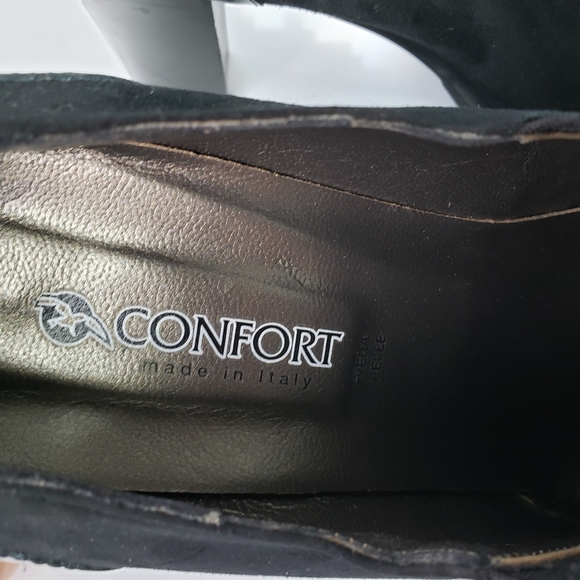 Confort Heeled Oxford Style Career - Picture 7 of 11